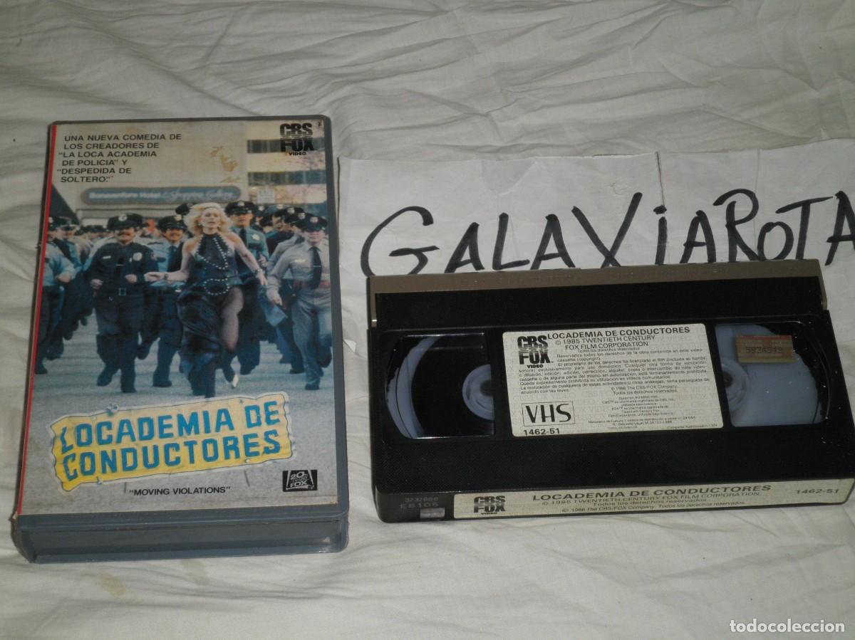 Cinema: Locademia de conductores. Pelicula en video VHS