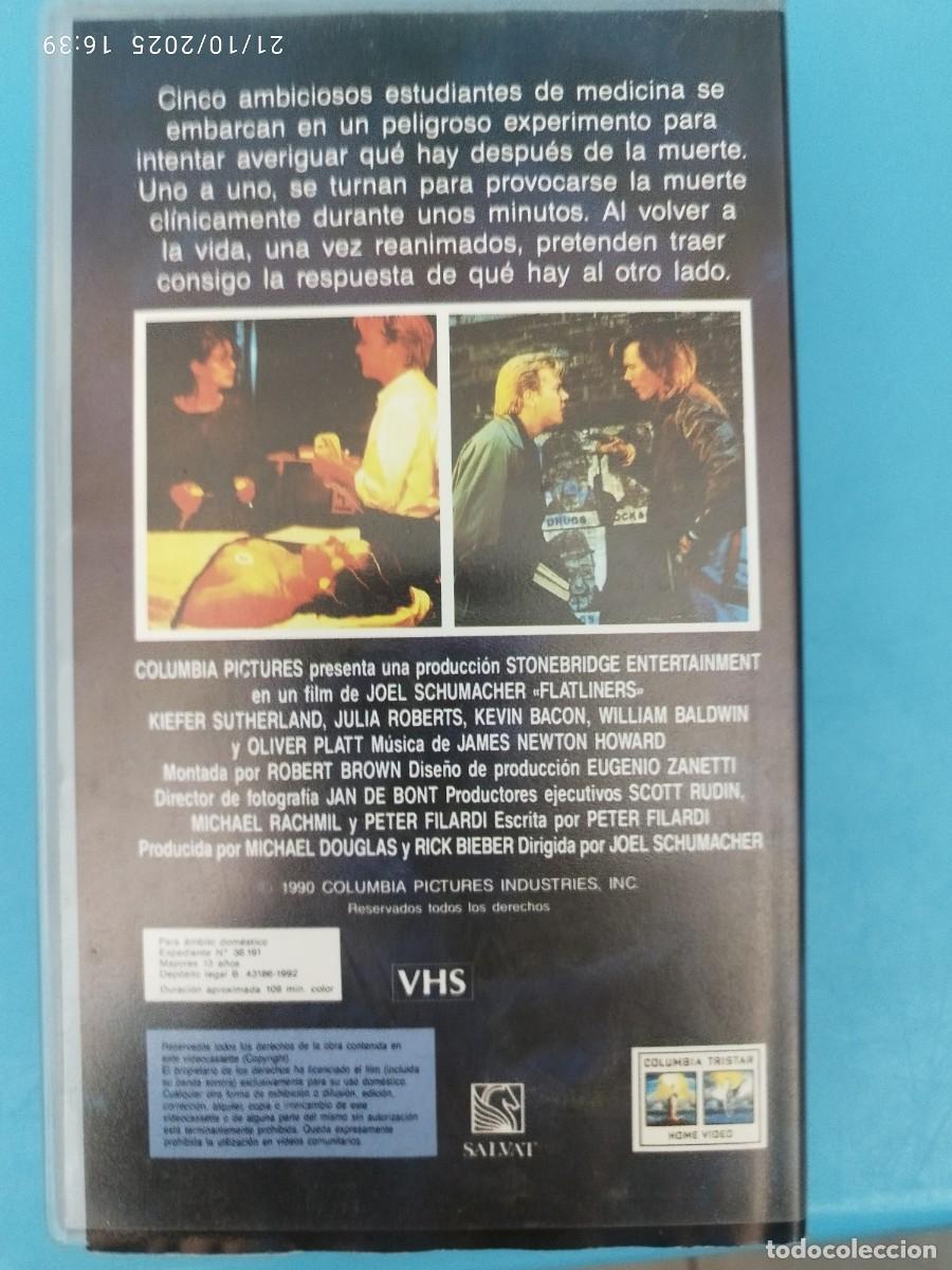 Cine: VHS L&iacute;nea Mortal (espa&ntilde;ol) - Foto 2
