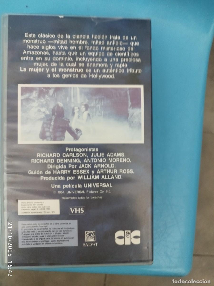 Cine: VHS La Mujer y el Monstruo (Terror) - Foto 2