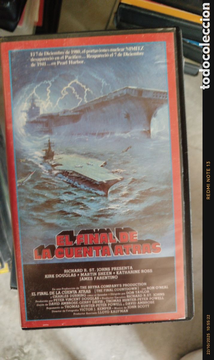 Cin&eacute;ma: EL FINAL DE LA CUENTA ATR&Aacute;S VHS