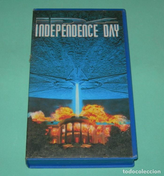 Cine: PEL&Iacute;CULA VHS INDEPENDENCE DAY - WILL SMITH - BILL PULLMAN - - Foto 1