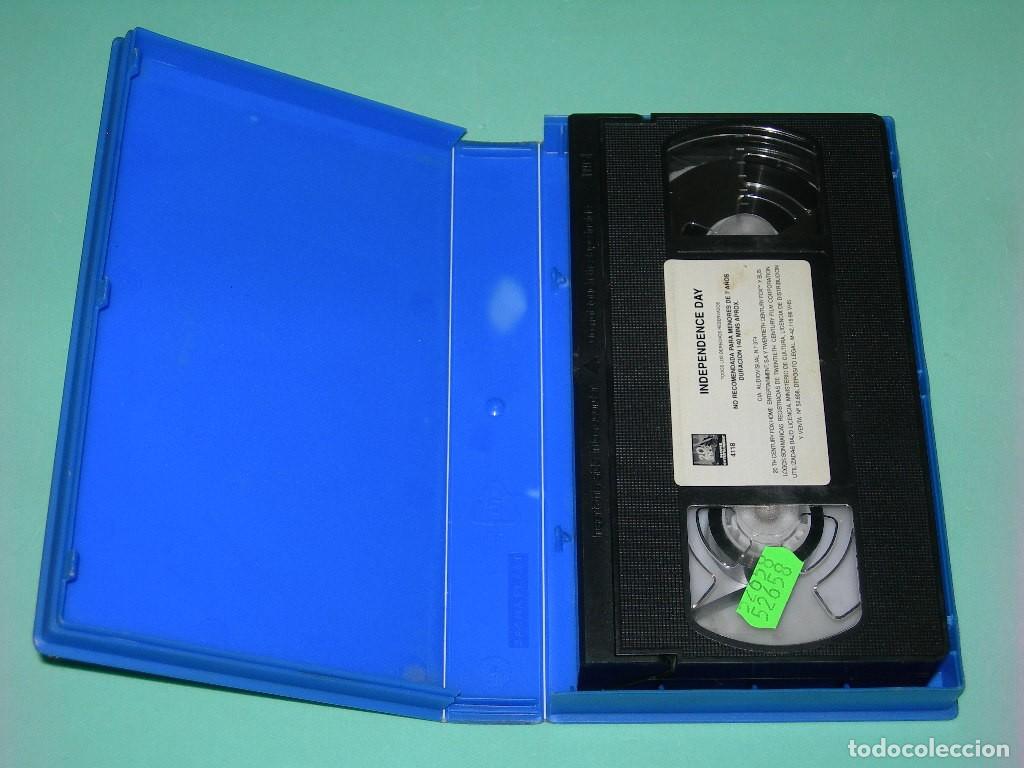 Cine: PEL&Iacute;CULA VHS INDEPENDENCE DAY - WILL SMITH - BILL PULLMAN - - Foto 4