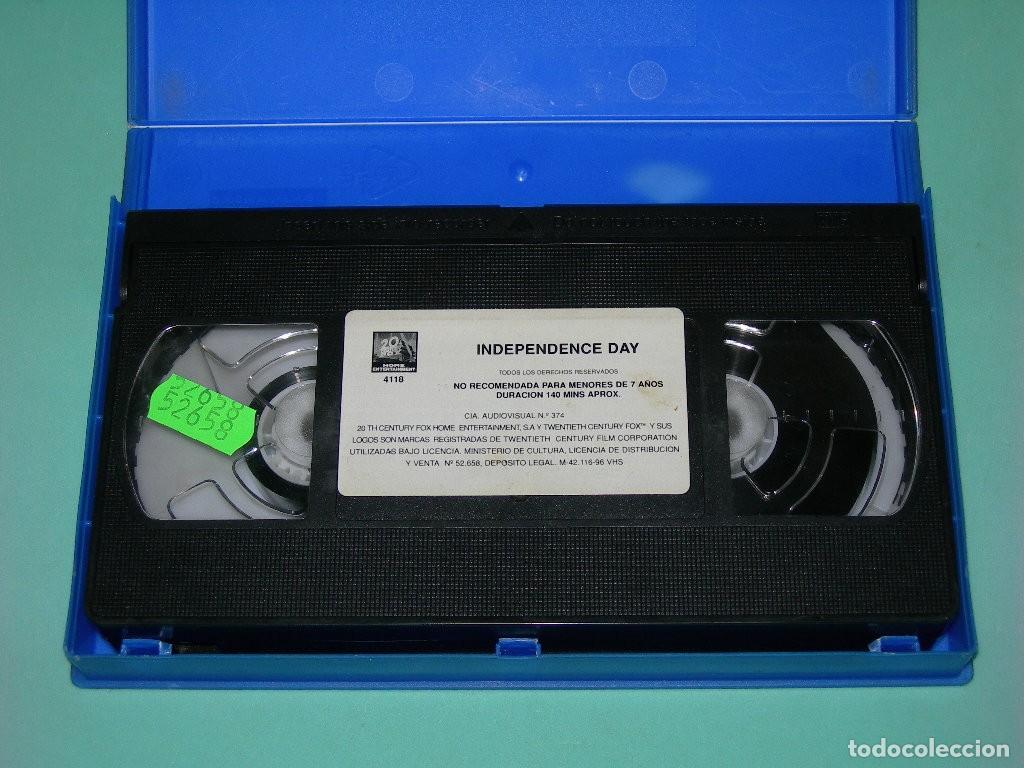 Cine: PEL&Iacute;CULA VHS INDEPENDENCE DAY - WILL SMITH - BILL PULLMAN - - Foto 5