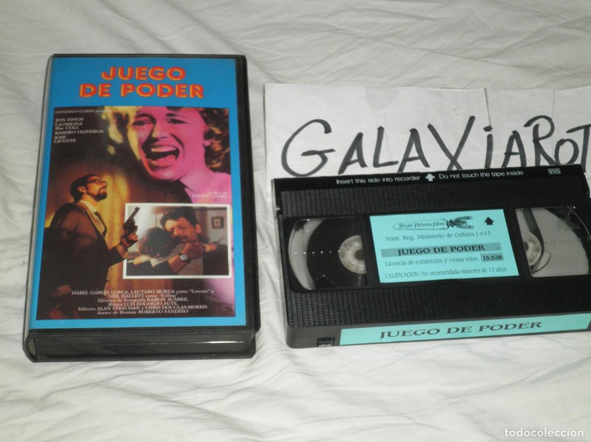 Cine: Juego de poder. Pelicula en video VHS - Foto 1