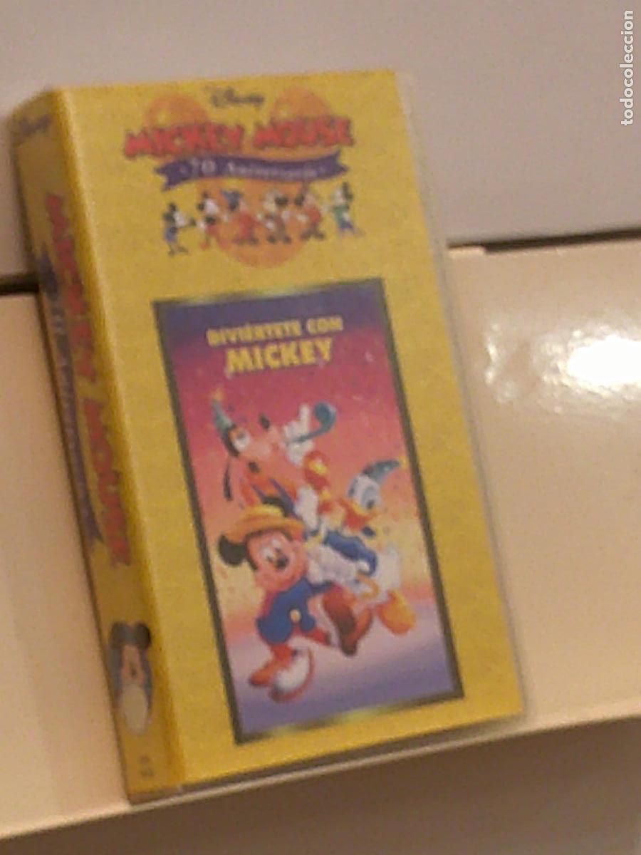 Cine: WALT DISNEY MICKEY MOUSE 70 ANIVERSARIO DIVIERTETE CON MICKEY - VIDEO VHS WALT DISNEY HOME VIDEO