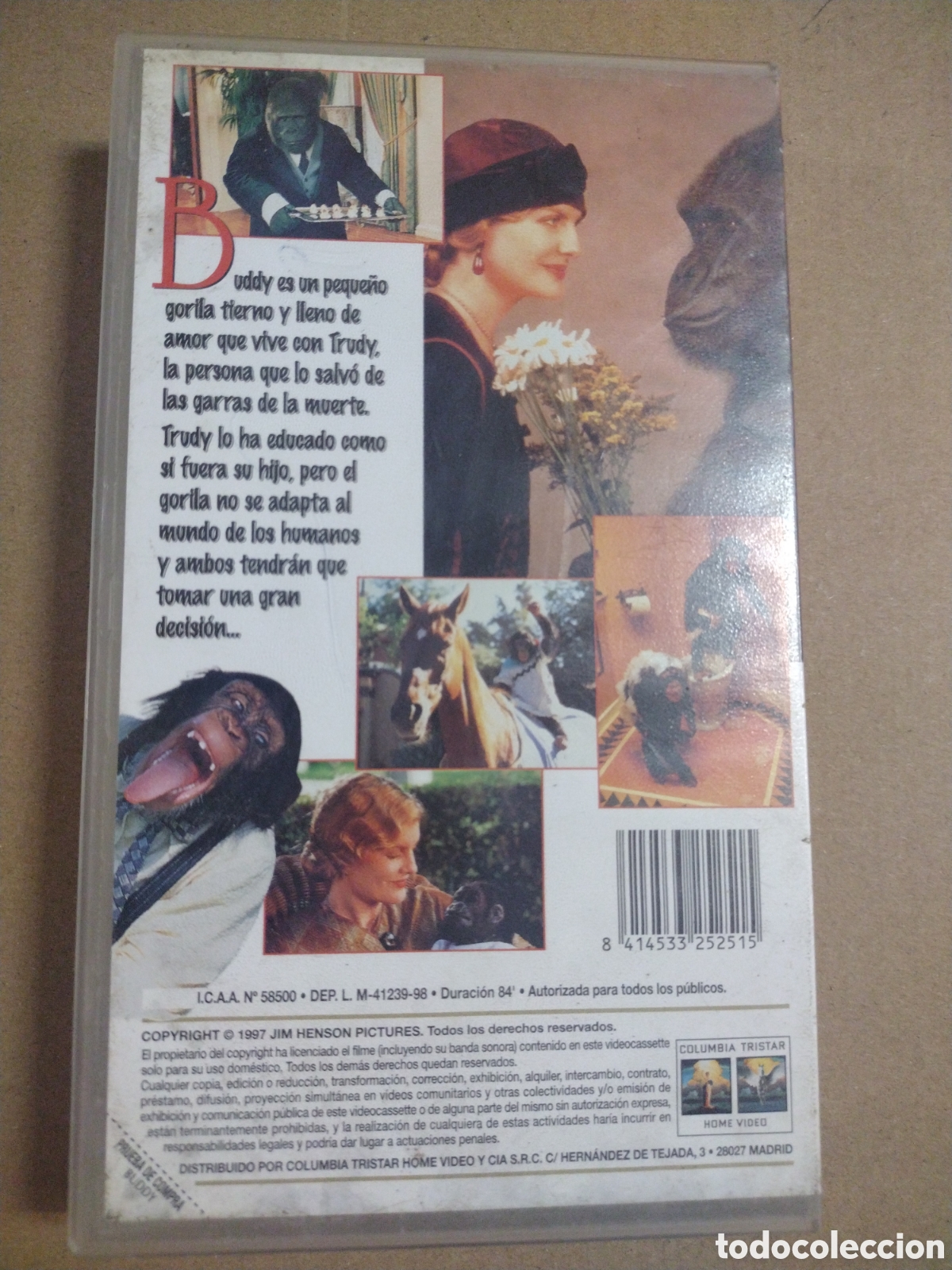 Cine: BUDDY - RENE RUSSO. VHS - Foto 2