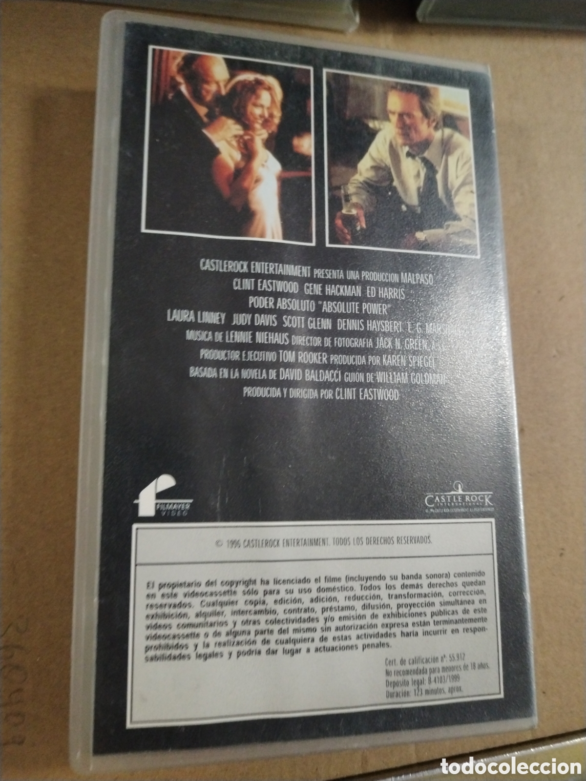 Cine: PODER ABSOLUTO - CLINT EASTWOOD. VHS - Foto 2