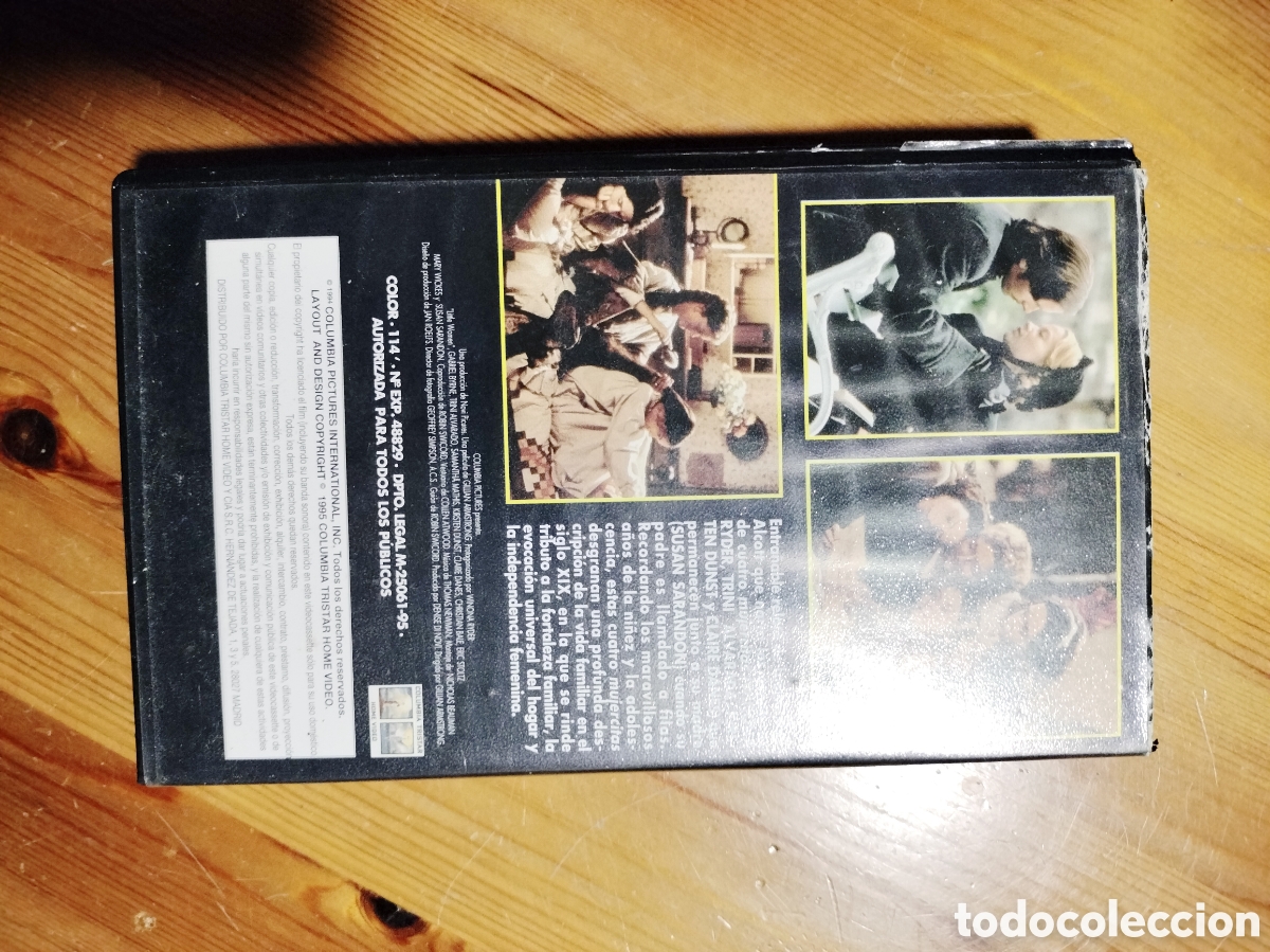 Cine: mujercitas pel&iacute;cula vhs - Foto 2