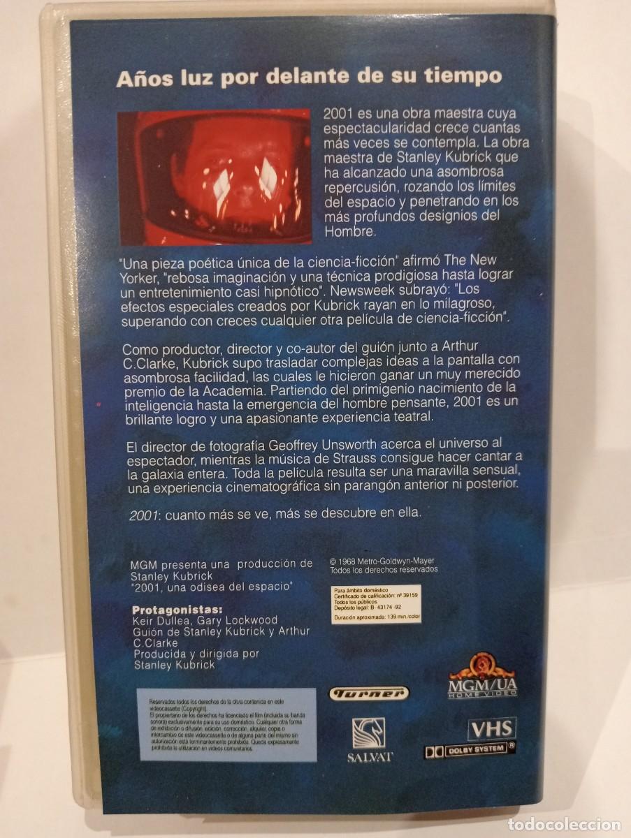 Cine: VHS PEL&Iacute;CULA 2001 odisea del espacio - Foto 2