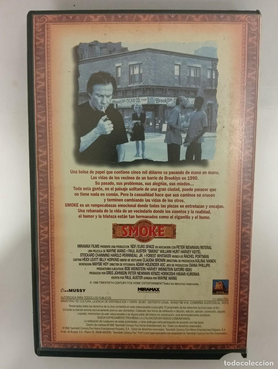 Cine: VHS PEL&Iacute;CULA Smoke (versi&oacute;n castellano) - Foto 2