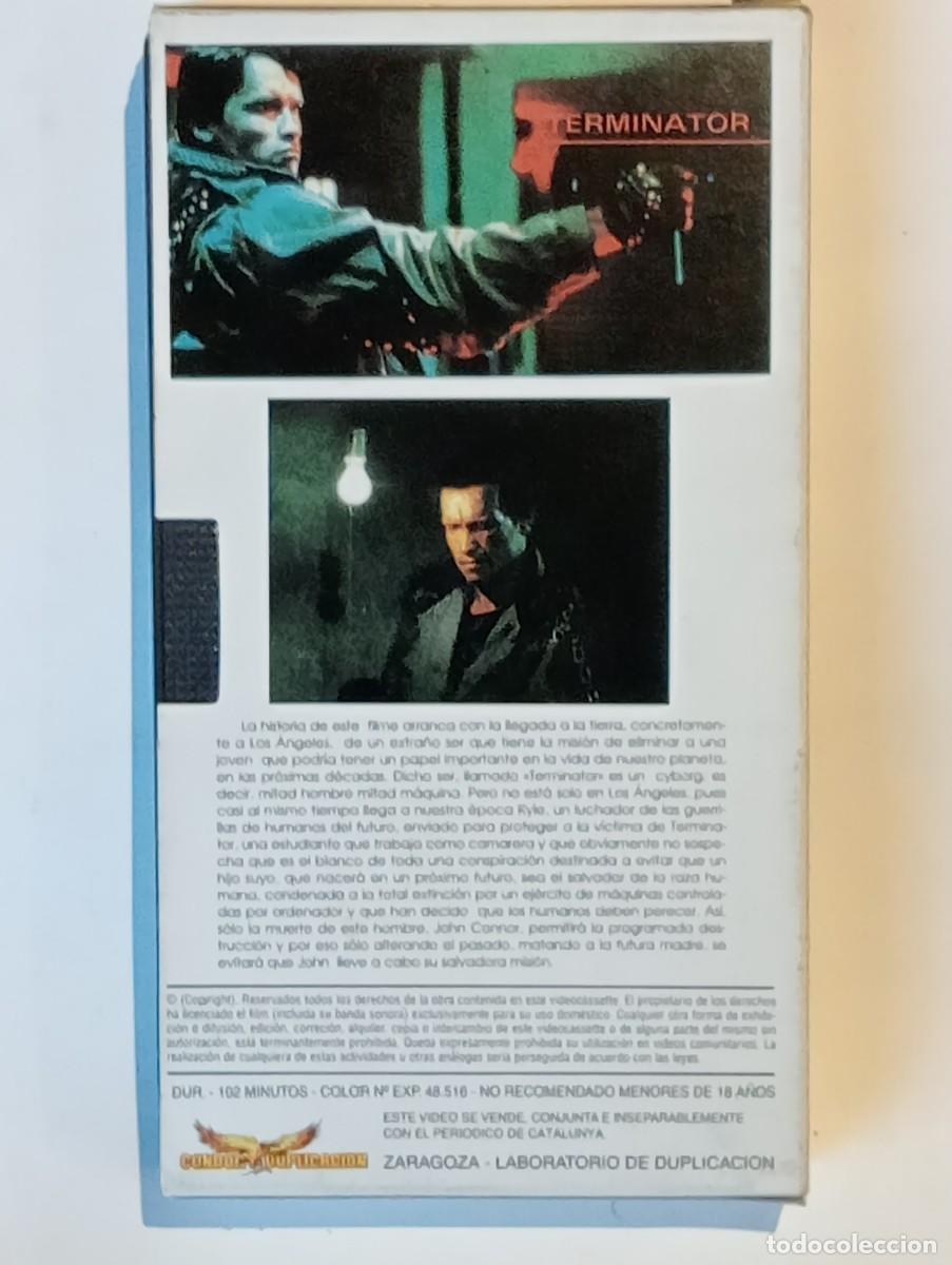 Cine: VHS PEL&Iacute;CULA - TERMINATOR - Foto 2