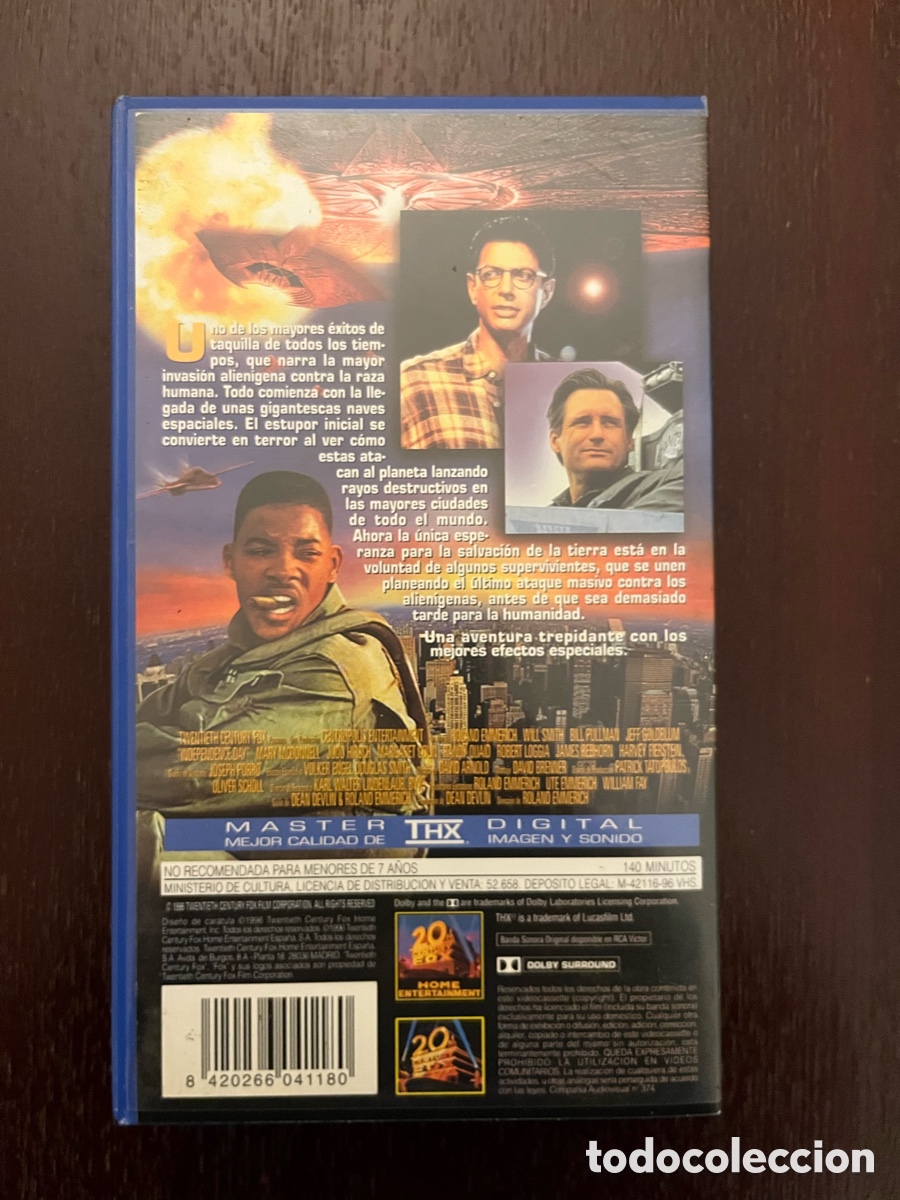 Cine: Independence Day ID4 VHS Will Smith - Foto 2
