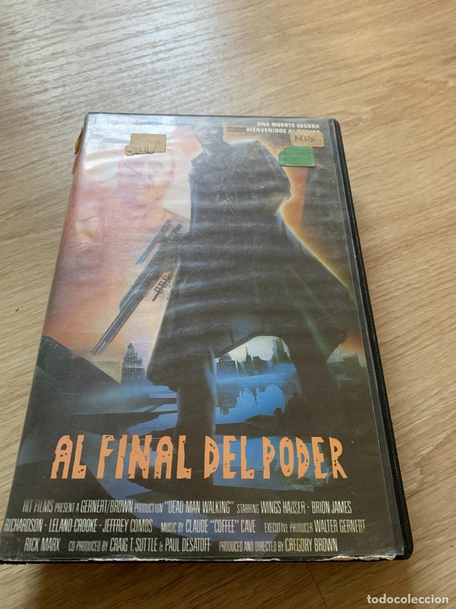Cine: VHS. AL FINAL DEL PODER. ESTUCHE GRANDE. - Foto 1