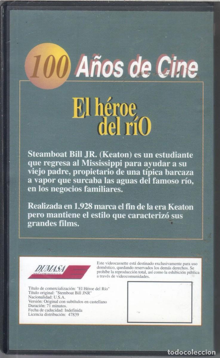 Cine: Buster Keaton. El h&eacute;roe del r&iacute;o VHS - Foto 2