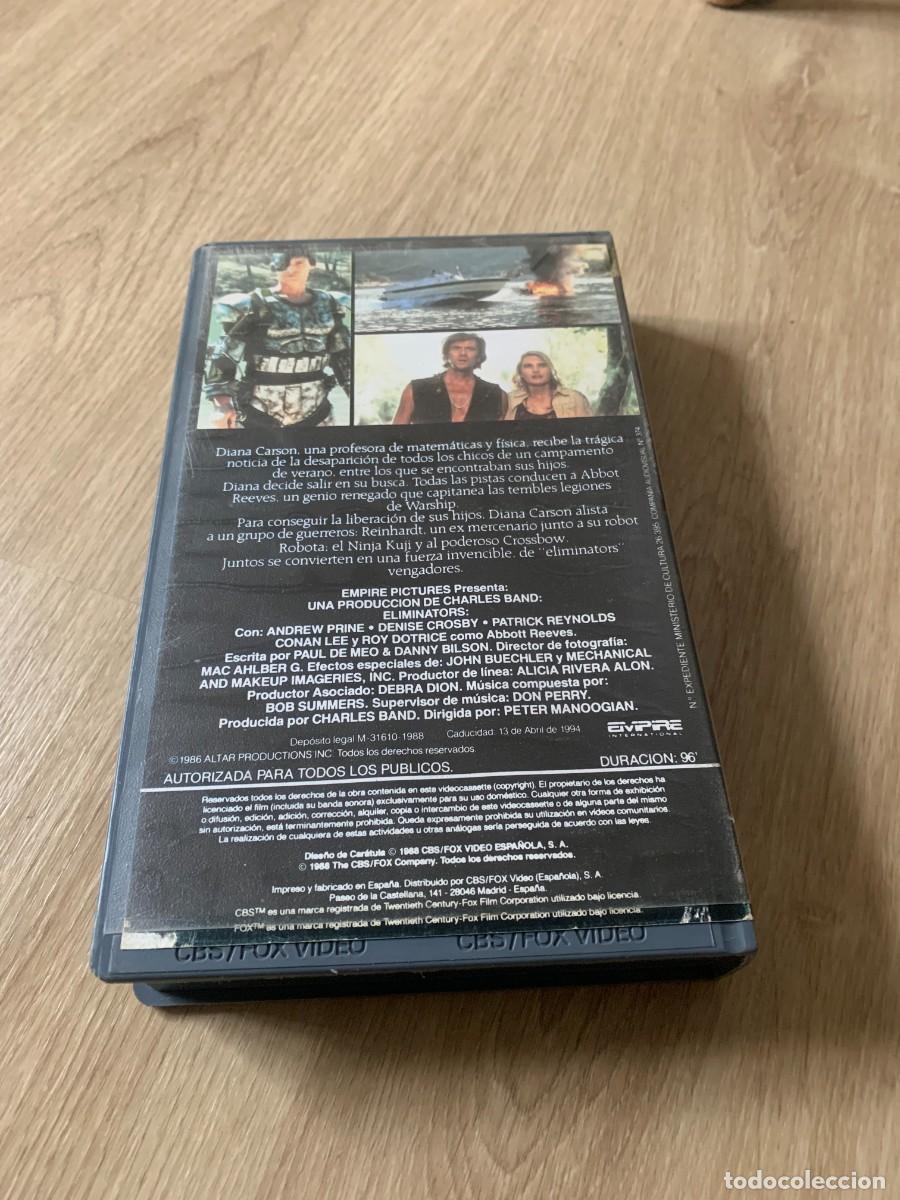 Cine: VHS. ELIMINATORS. ROBOTS - Foto 3