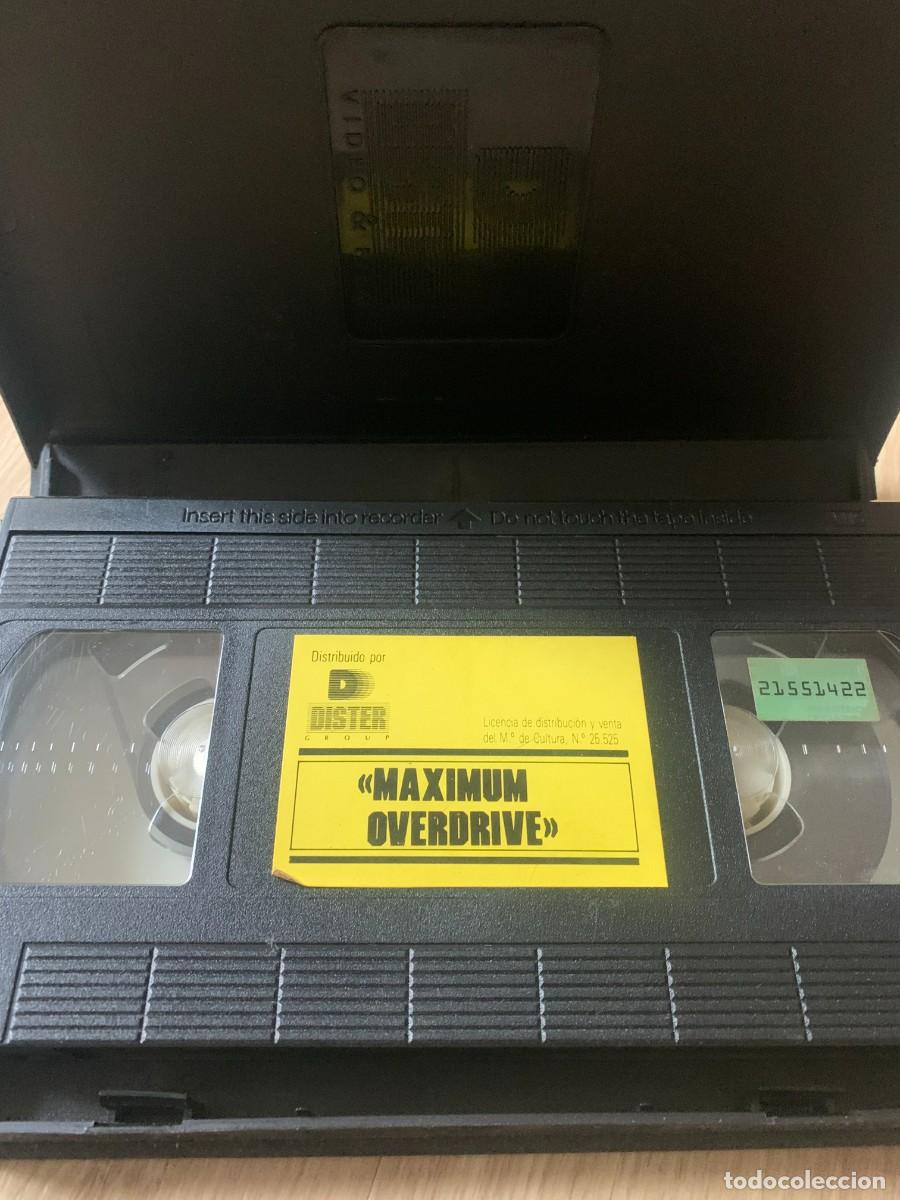 Cine: VHS. MAXIMUM OVERDRIVE. - Foto 2