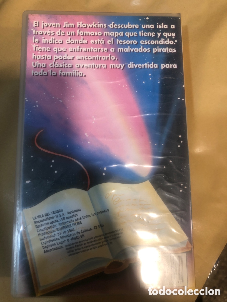 Cine: La isla del tesoro VHS SEMINUEVO - Foto 2