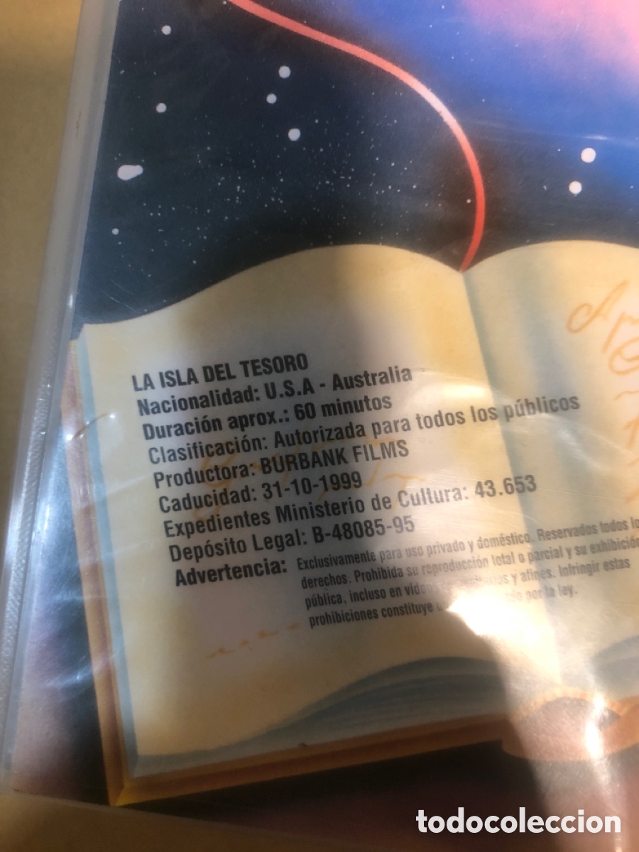 Cine: La isla del tesoro VHS SEMINUEVO - Foto 3