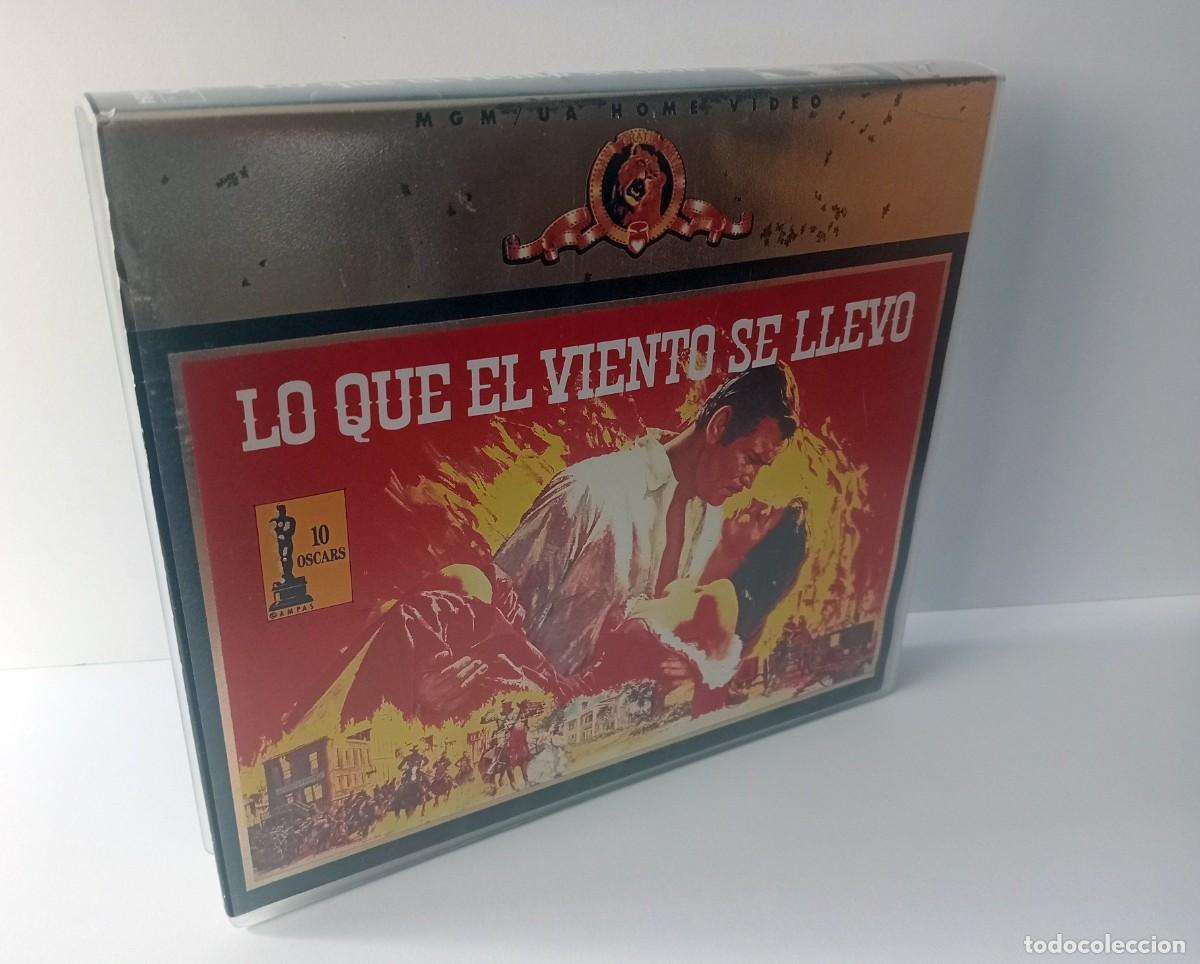 Cine: DOBLE PELICULA VHS LO QUE EL VIENTO SE LLEV&Oacute;