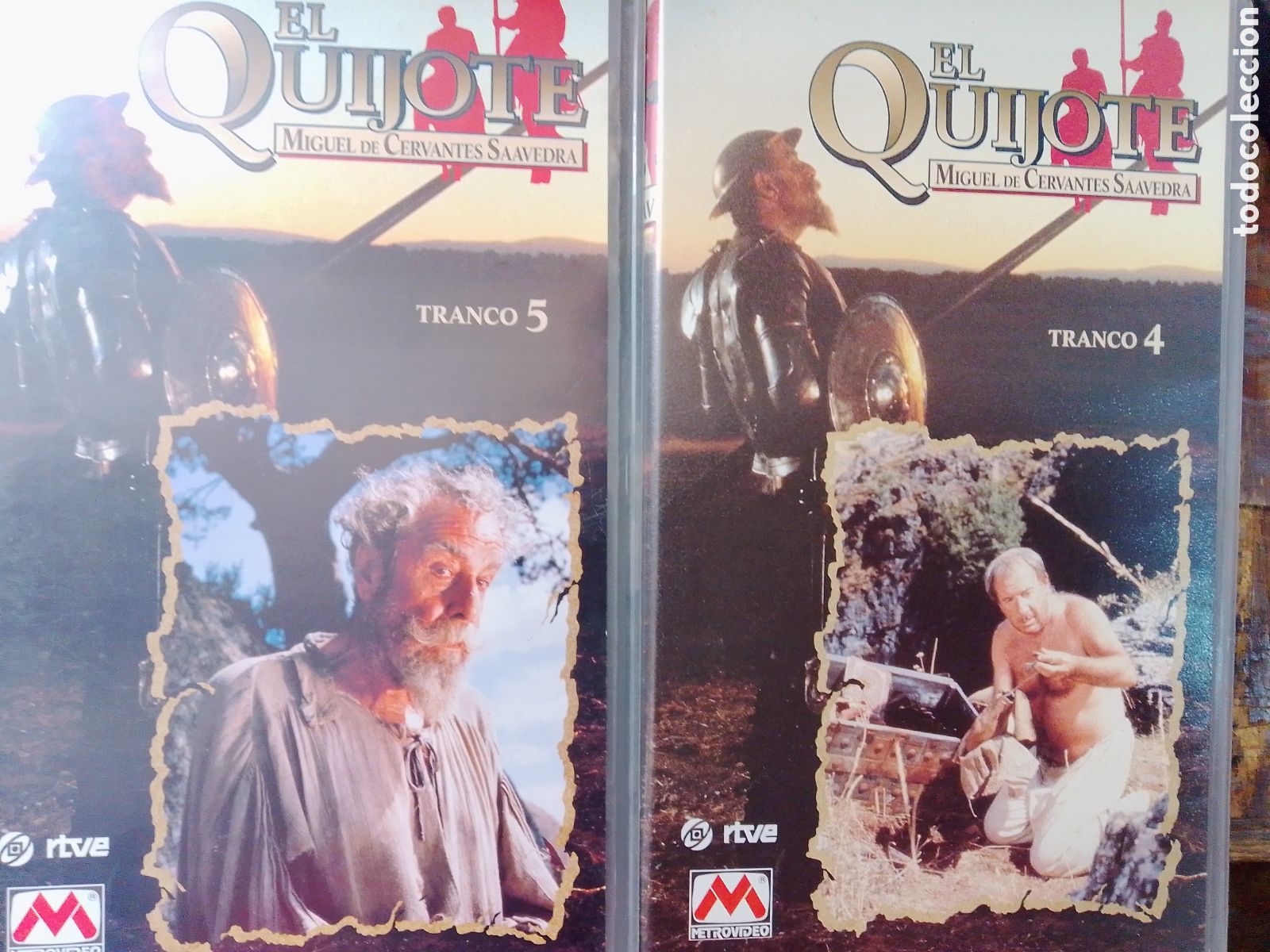 Cine: EL QUIJOTE. DE CERVANTES SAAVEDRA, MIGUEL. TRANCO 4 Y 5. METROVIDEO. PEARSON.