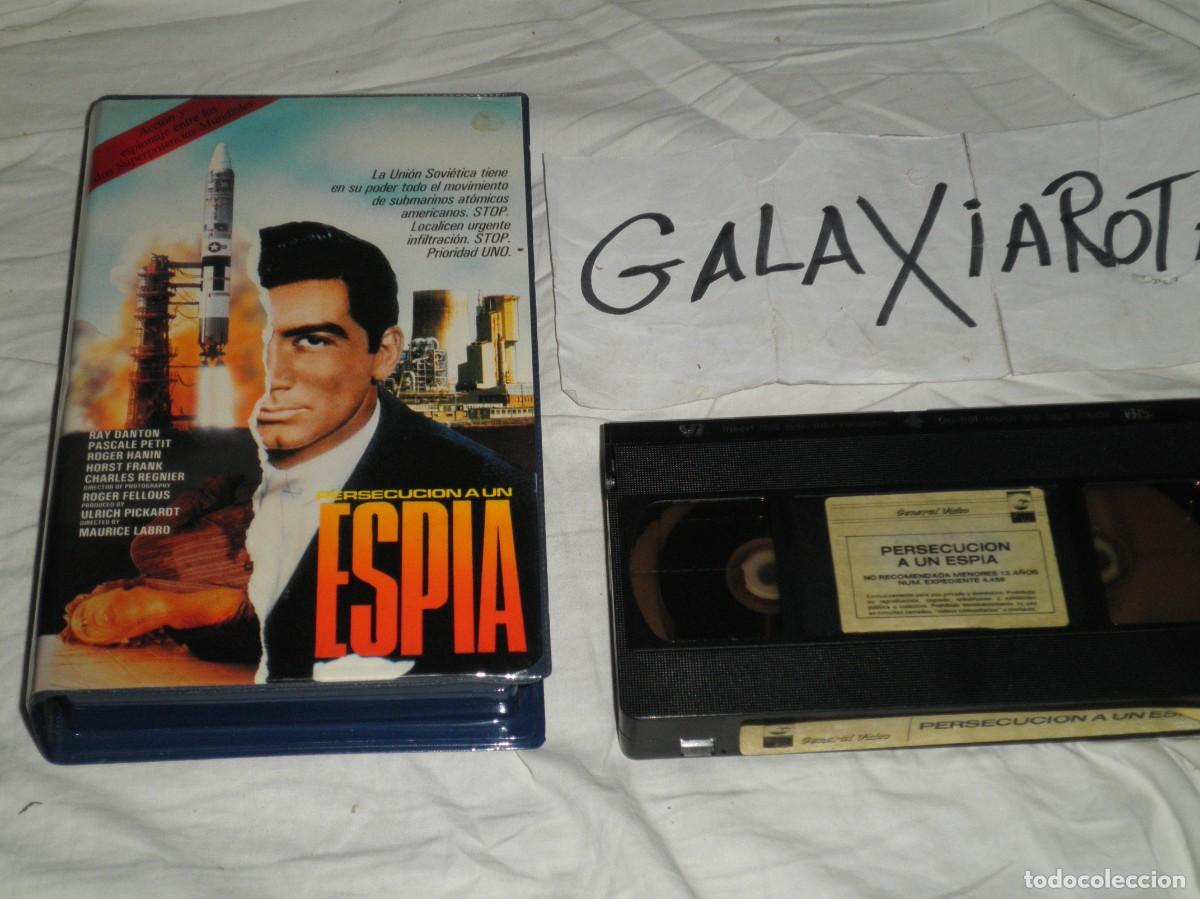 Cine: Persecuci&oacute;n a un espia. Pelicula en video VHS