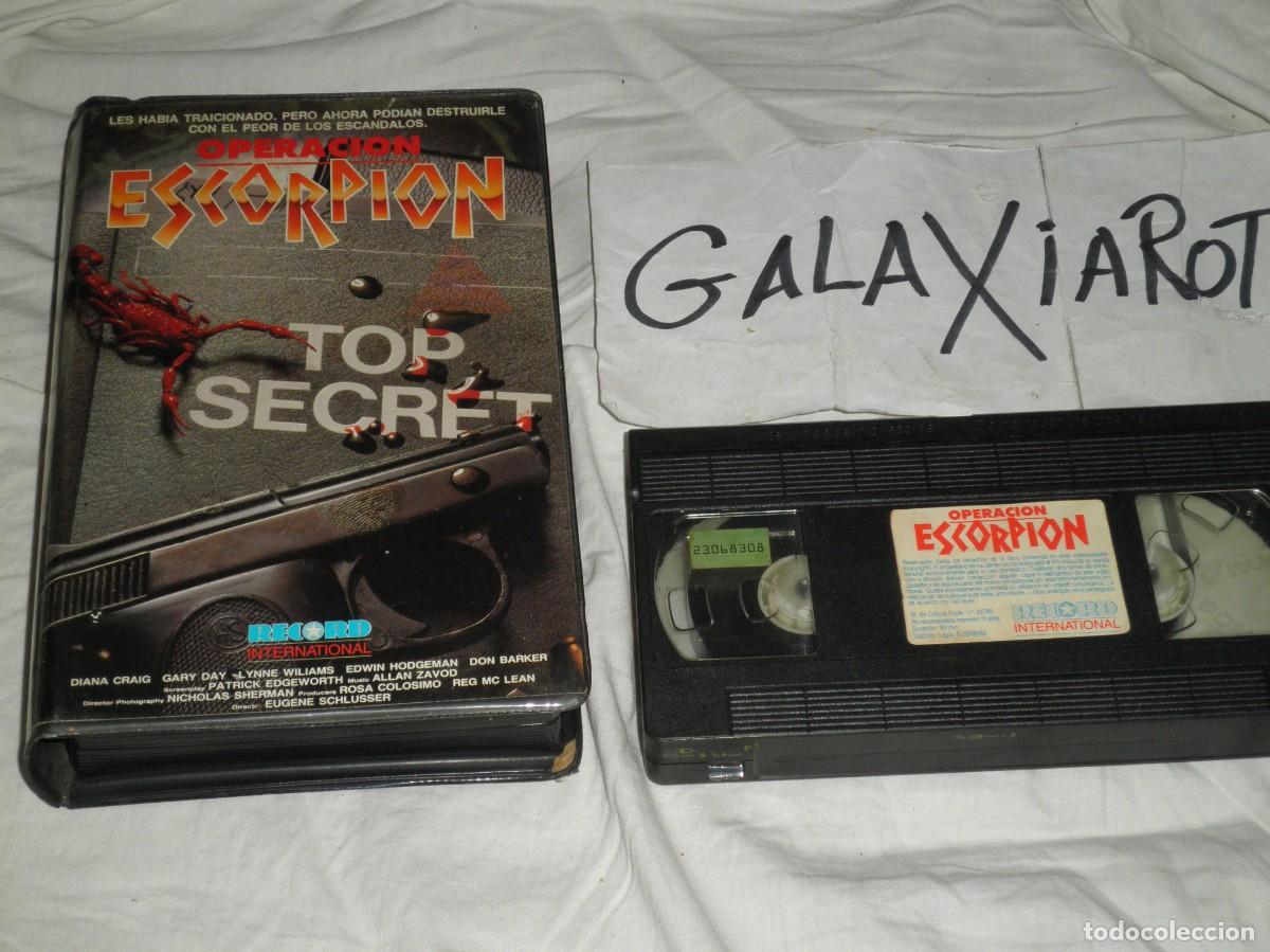 Cine: Top secret Scorpion. Pelicula en video VHS