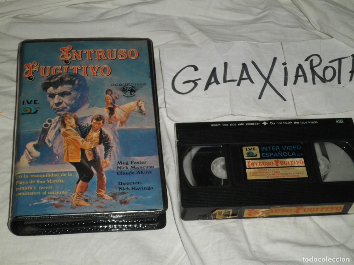 Cine: El intruso fugitivo. Pelicula en video VHS