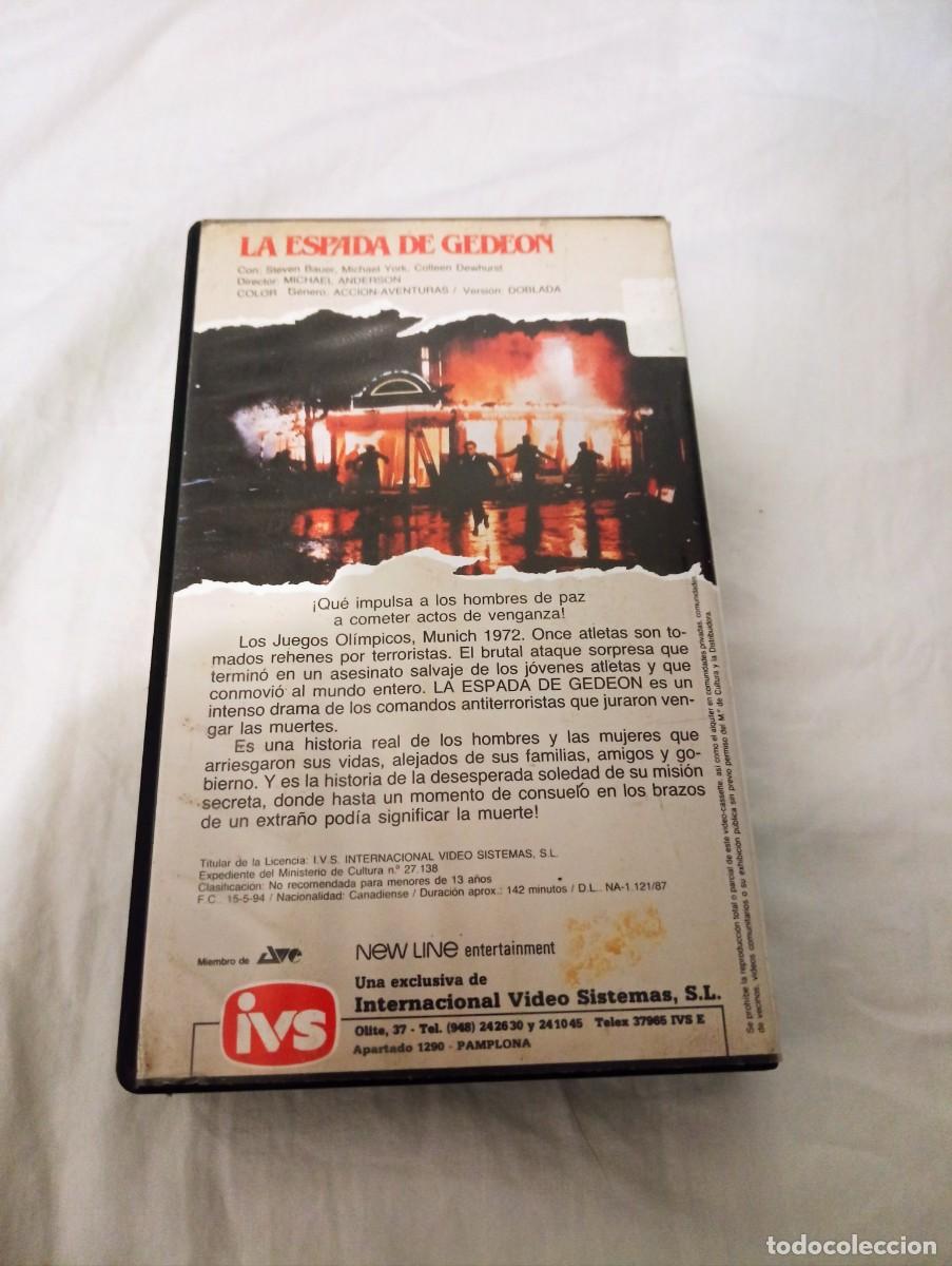 Cine: La espada de Gedeon vhs - Foto 2
