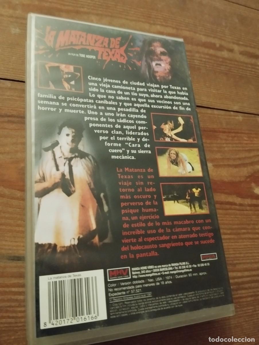 Cine: La matanza de Texas, vhs - Foto 2