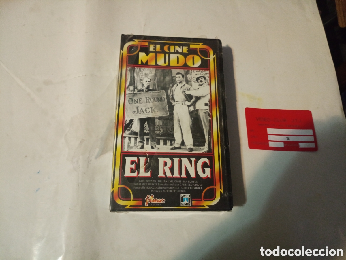 Cine: VHS el ring de Alfred hitchock precintada - Foto 1