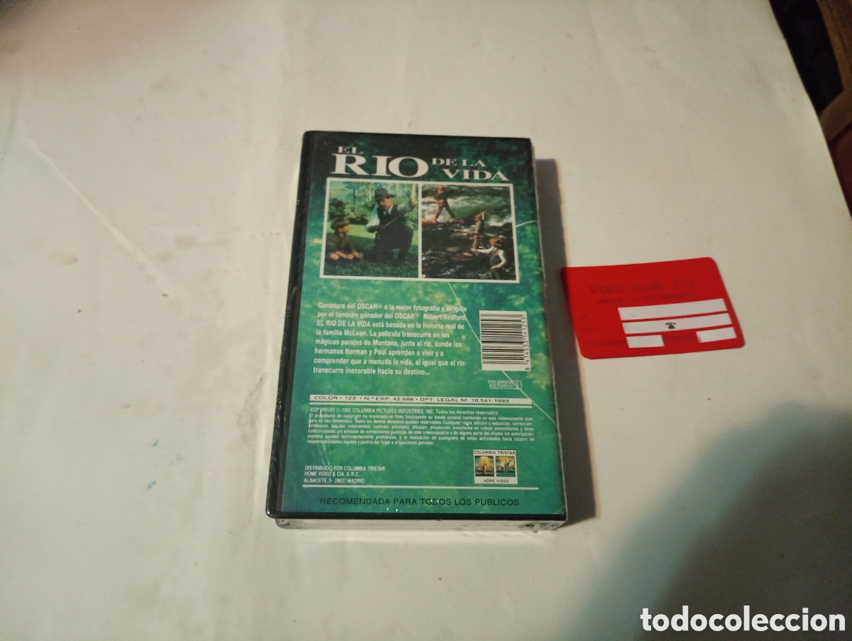 Cine: VHS PRECINTADO EL RIO DE LA VIDA - Foto 3