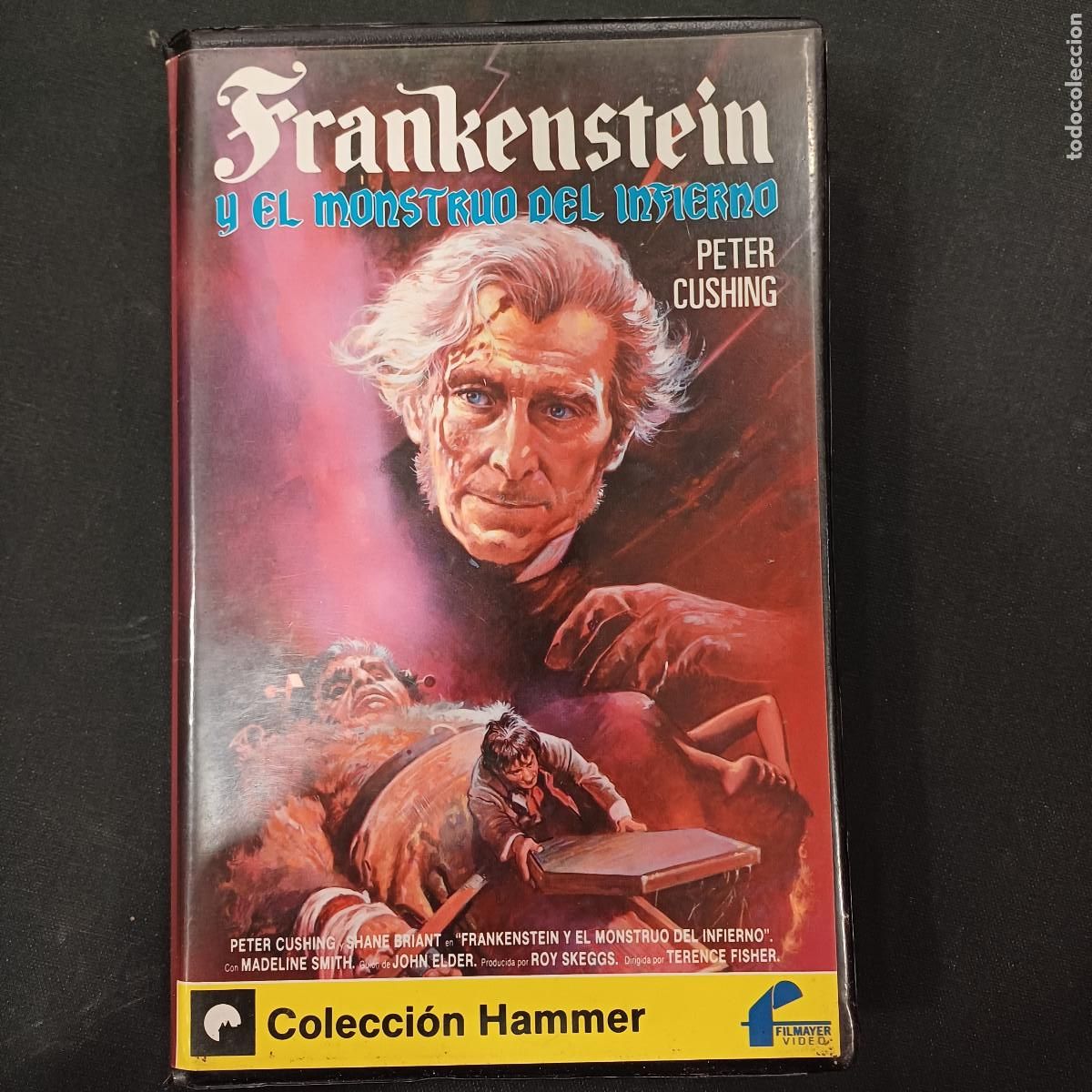 Cine: FRANKENSTEIN Y EL MONSTRUO DEL INFIERNO/PETER CUSHING/VHS. - Foto 1