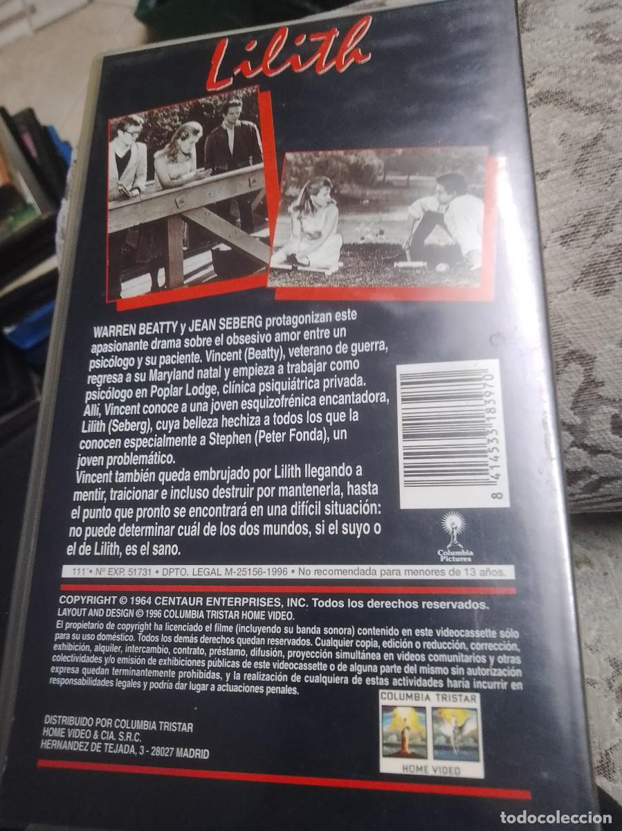 Cine: Lilith vhs &uacute;nica edici&oacute;n - Foto 3