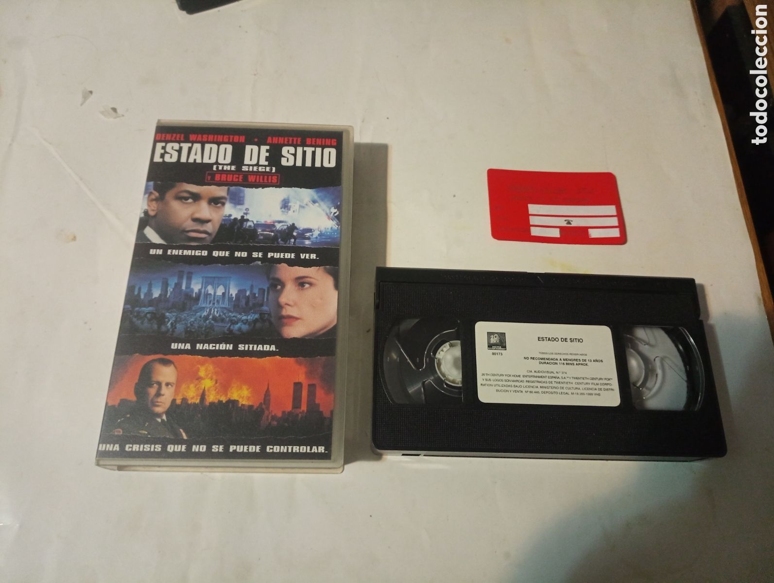 Cine: VHS estado de sitio bruce willis - Foto 1