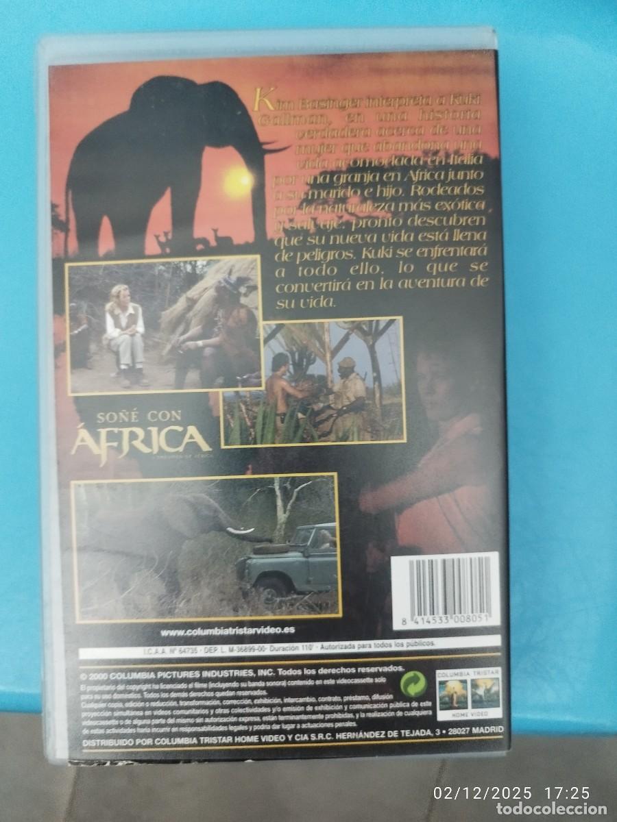Cine: VHS So&ntilde;&eacute; con &Aacute;frica (Kim Basinger) - Foto 2