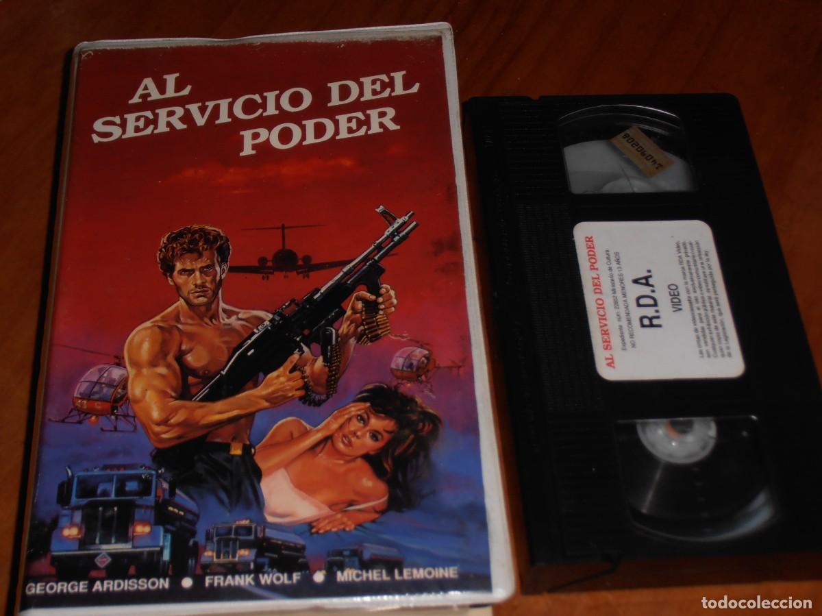 Cine: AL SERVICIO DEL PODER - GEORGE ARDISSON, FRANK WOLF, MICHEL LEMORE - VHS - Foto 1