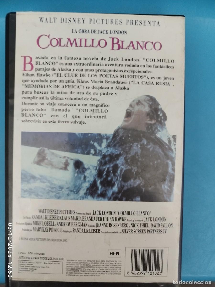 Cine: VHS Colmillo Blanco - Walt Disney - Foto 2
