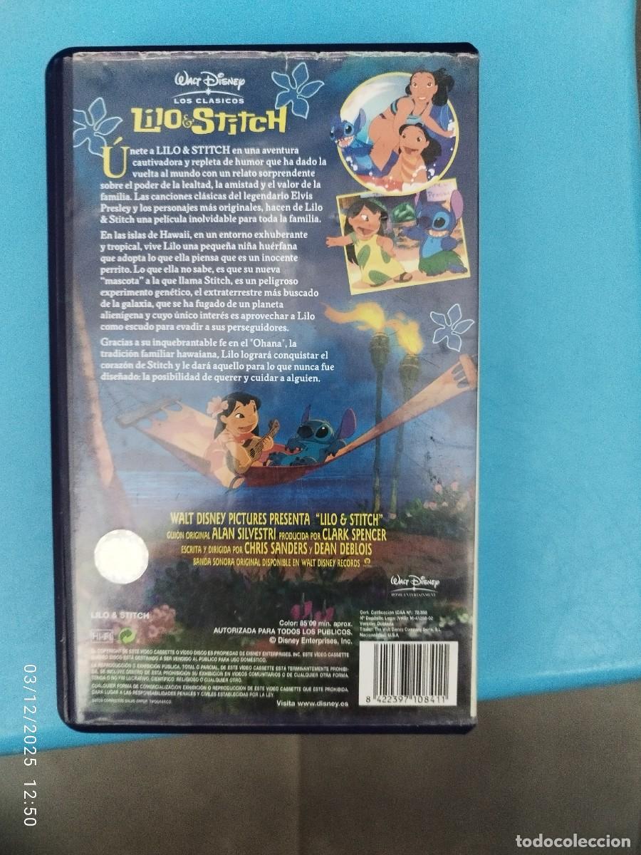 Cine: VHS Lilo y Stitch (Espa&ntilde;ol) - Foto 2