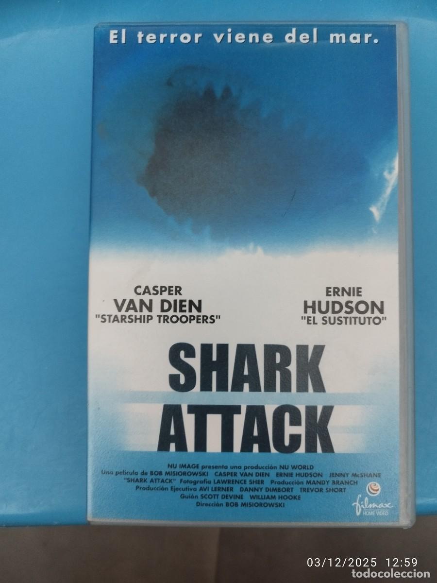 Cine: VHS Shark Attack (Terror) 1edicion - Foto 1