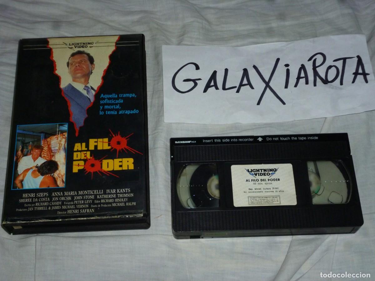 Kino: Al filo del poder. Pelicula en video VHS