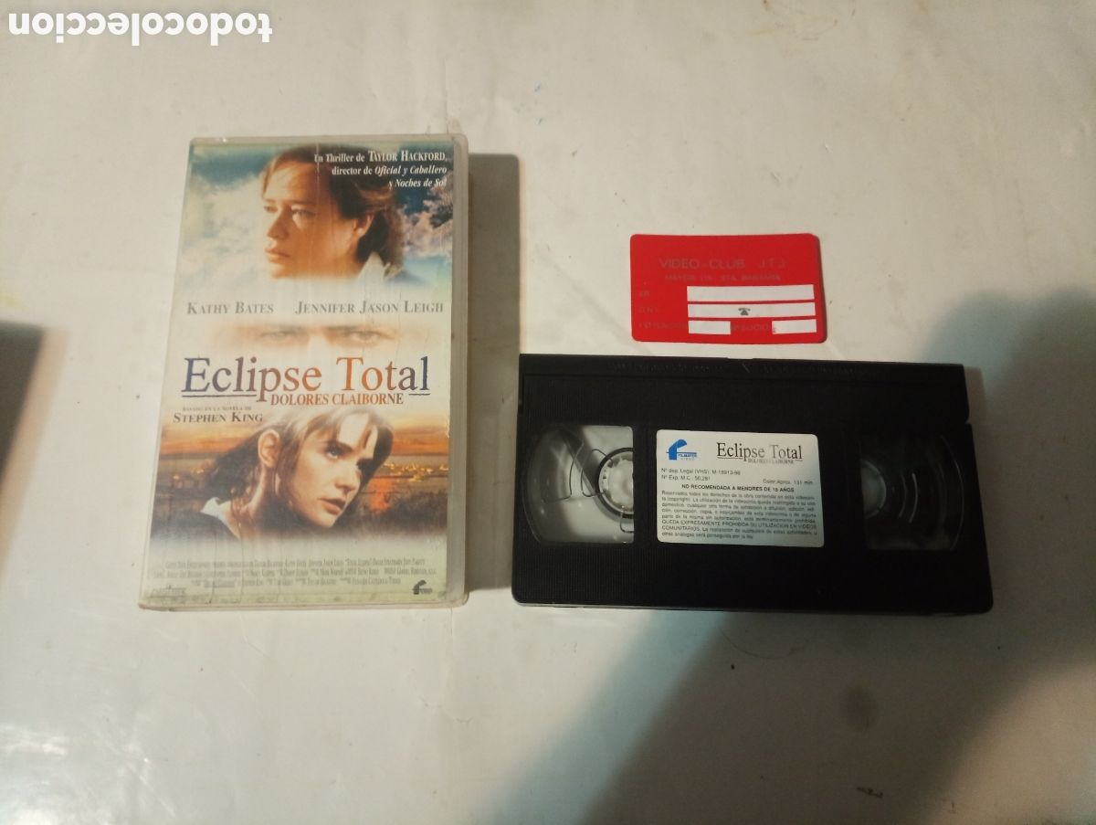 Cine: VHS eclipse total Stephen king - Foto 1