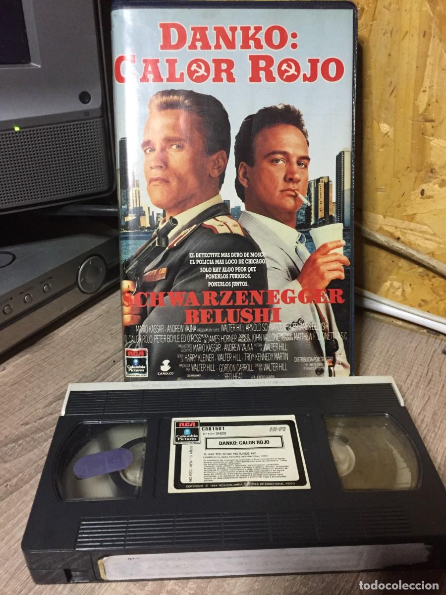 Cine: Vhs Danko calor rojo - Schwarzenegger y Belushi.
