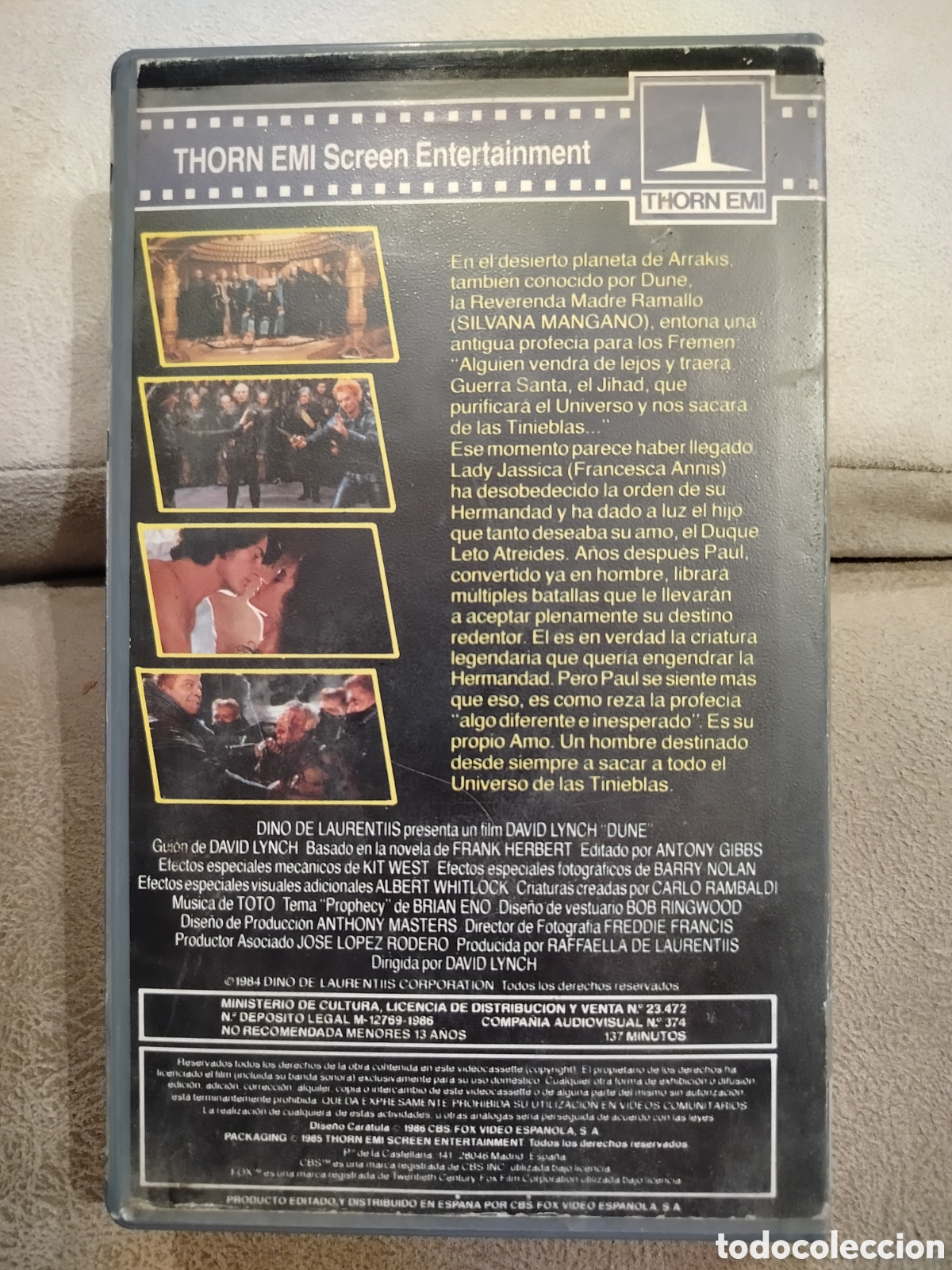 Cine: Dune VHS David Lynch - Foto 2