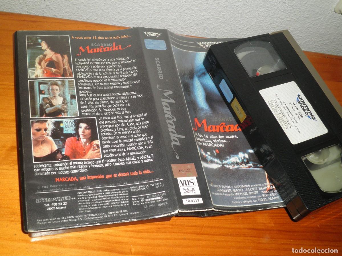 Cine: Marcada. Pelicula en video VHS - Foto 2