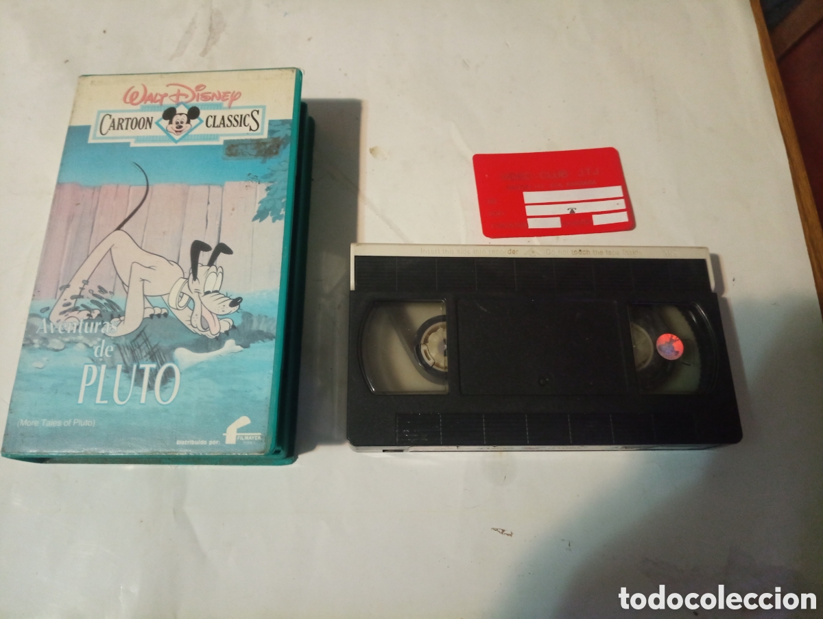 Cine: VHS dibujos aventuras de Pluto - Foto 1