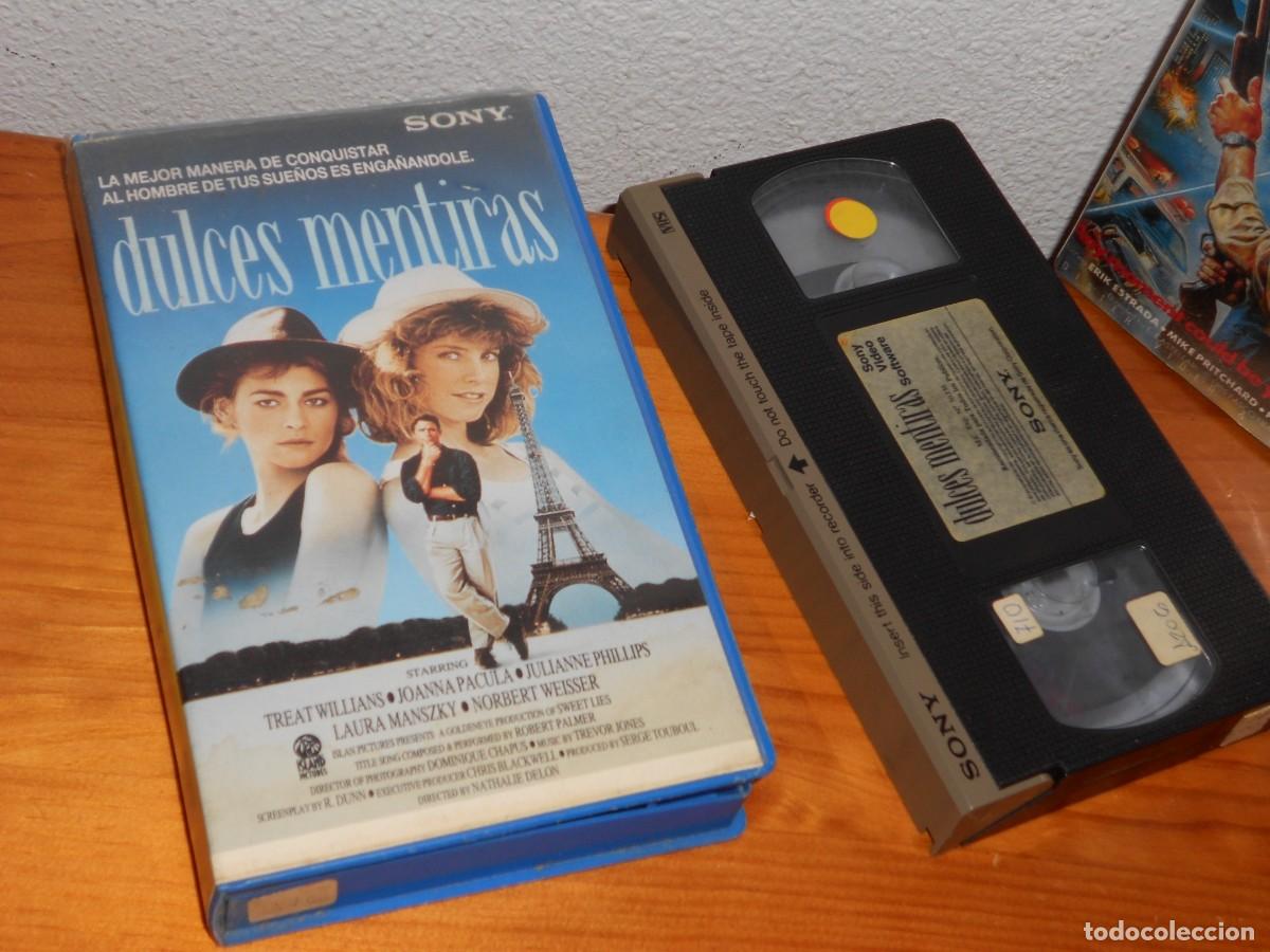 Cine: Dulces mentiras. Pelicula en video VHS - Foto 1