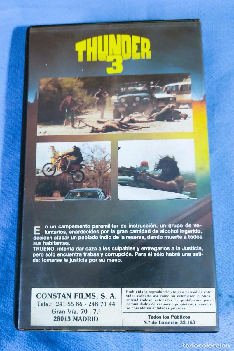 Cine: VIDEO ORIGINAL VHS THUNDER 3 - Foto 2