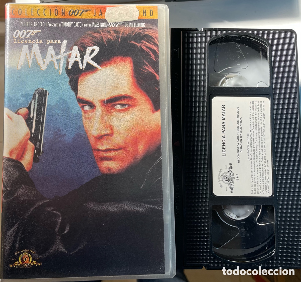 Cine: 007 Licencia para matar (VHS)