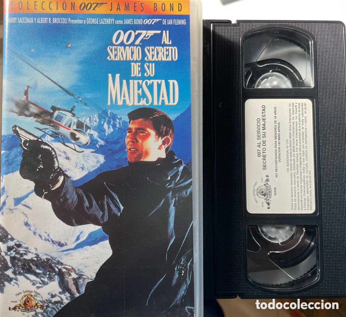 Cinema: 007 Al servicio de secreto de su majestad (VHS)