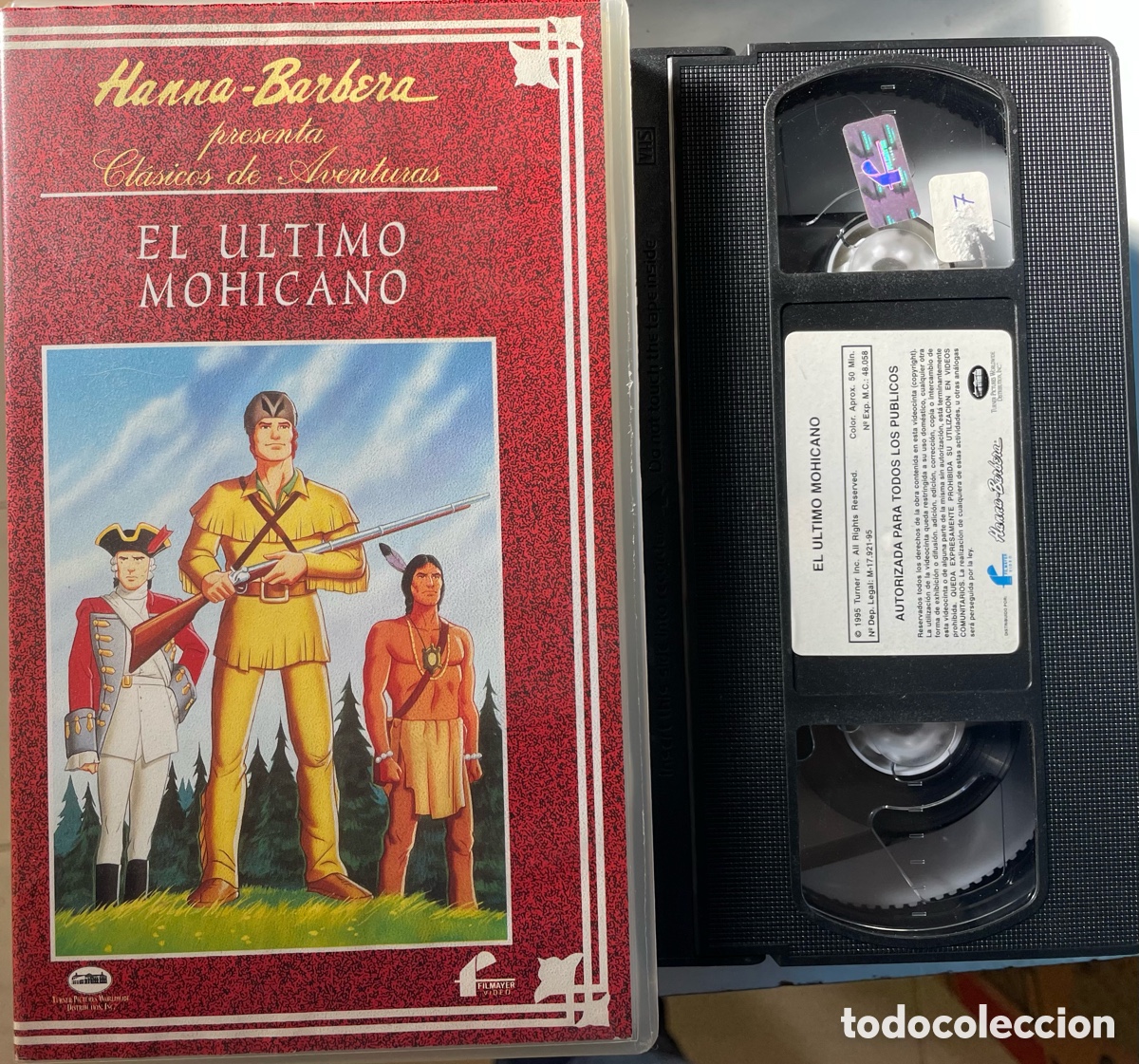 Cine: El &uacute;ltimo Mohicano (VHS) - Foto 1